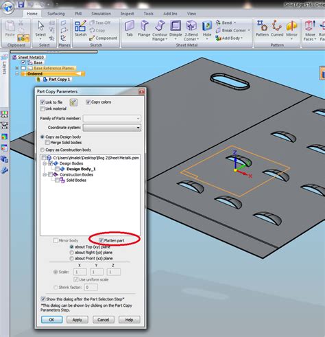 Image result for Flat Pattern in Solid Edge