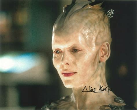 Alice Krige Borg Alice Krige Signed Star Trek TNG Borg Queen 11x17