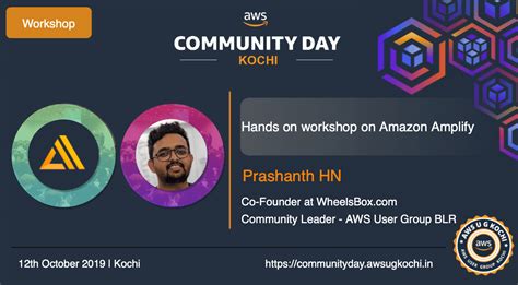ACDKOCHI19 - AWS Community Day Kochi 2019 Workshop Announcement ...