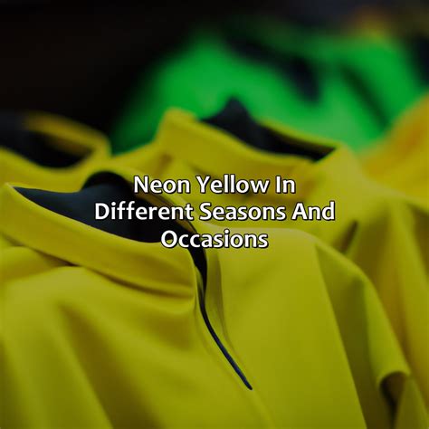 What Colors Goes With Neon Yellow at Walter Coy blog