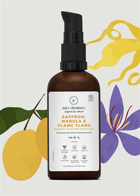 Get Organic Saffron, Marula & Ylang Ylang Face Wash -100ml at ₹ 700 ...