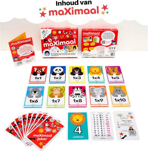 MaXimaal | Maaltafels | Hunnie Kinderwinkel