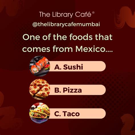 Menu at The Library Cafe, Mumbai