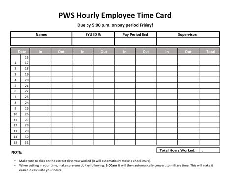 Image result for CSS Paper Time Card