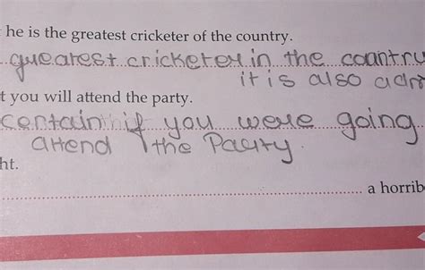 Rewrite the following sentences according to the instructions given ...