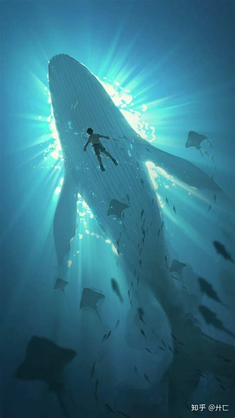 女孩在梦境中与鲸鱼邂逅插画图片下载-正版图片400432745-摄图网
