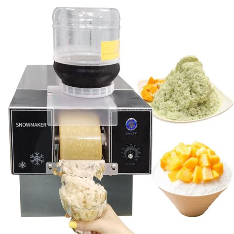 Amazon.com: Wixkix 132 Lbs/24H Snowflake Ice Maker, Commercial ...