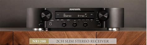 Marantz NR1200 AV Receiver, 2-Channel Home Theater AVR