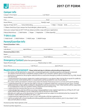 Fillable Online 2017 CIT FORM Fax Email Print - pdfFiller
