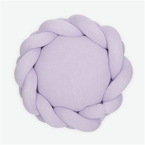 Knitted Shape Pillow - Lilac – haus & kinder
