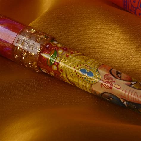 Shop Benu Ganesha Fountain Pen | Benu Hand Painted Fountain Pen|Makoba