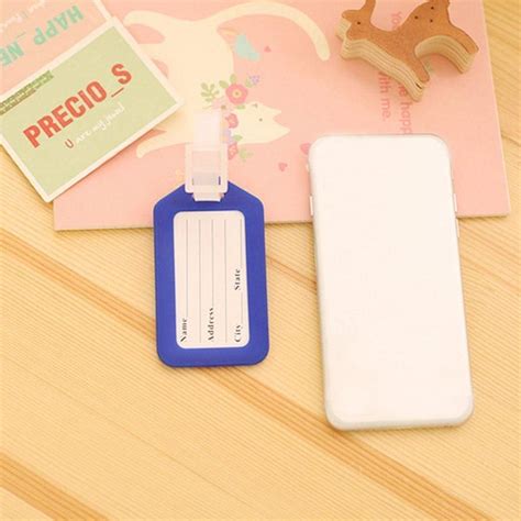 Buy Kitparty New Travel Luggage Bag Tag Plastic Suitcase Baggage Tags ...