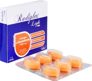 Radiplex Light 1000 mg L Glutathione Reduced Lozenges Tablets | No ...