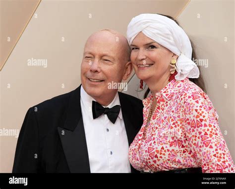 Julian Fellowes and Emma Joy Kitchener attends the world premiere of ...