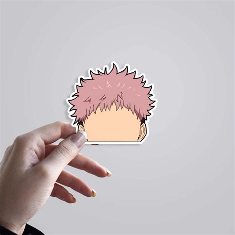 Minimalist Yuji Anime Stickers - Order Now