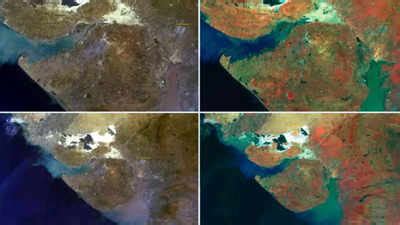 PM Modi posts first images of Gujarat sent by newly-launched satellite ...
