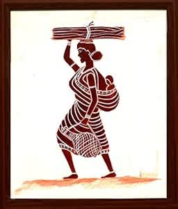 Tribal Painting of Telangana (Gond, Koya and Naikpod) : Amazon.in: Home ...