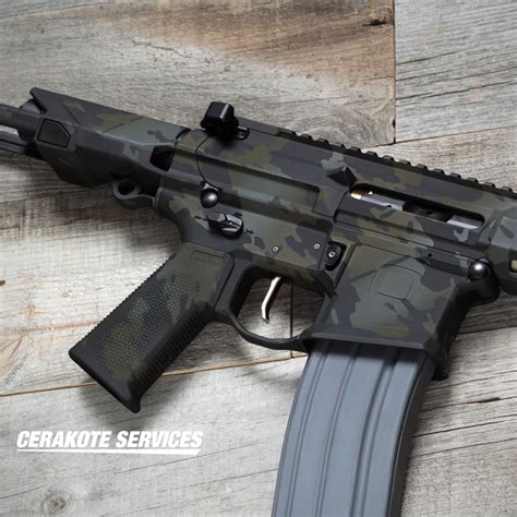 Q Honey Badger SD Black MultiCam - Cerakote Services