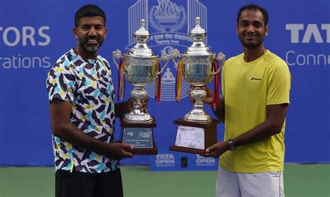 Tata Open Maharashtra: Rohan Bopanna-Ramkumar Ramanathan lift trophy