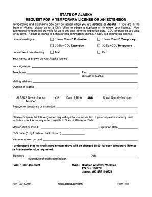 Apply For A Temporary License (form 481) - State Of Alaska - Doa Alaska ...