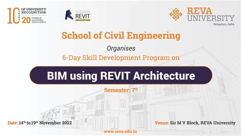 BIM using REVIT Architecture-SCHOOL OF CIVIL ENGINEERING | REVA University