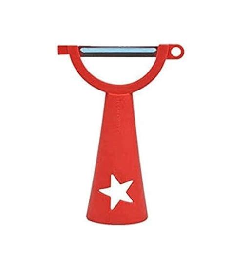 Buy Tupperware Vegetable Peeler (Red), Stainless Steel, Manual Online ...