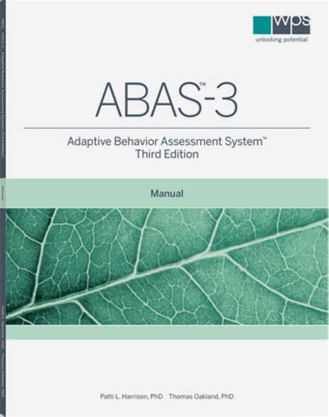 ABAS-3 - Adaptive Behavior Assessment System, Third Edition (ABAS-3 ...
