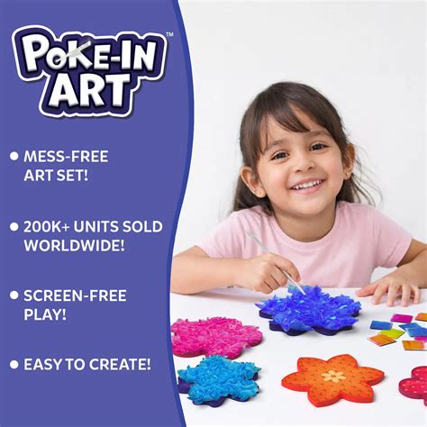 Poke-in Art: Flower Bouquet | No Mess Art for Kids (ages 4-9)