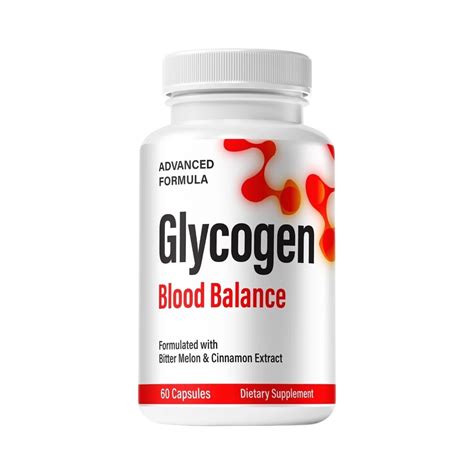 Glycogen Blood Balance Capsules, Glycogen to Support Blood - 60 Capsules - Vitamins & Minerals