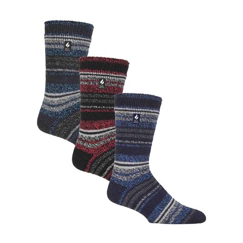3 Pack Mens Insulated Thermal Socks for Winter HEAT HOLDERS | Decathlon