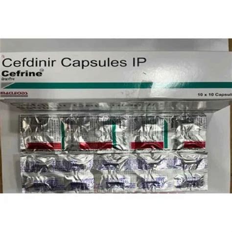 Cefrine Cefdinir Capsules, 300 mg at ₹ 500/box in Amravati | ID ...