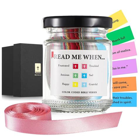 HASTHIP® Bible Verse Jar, Inspirational Bible Verse Jar Bible Verse ...