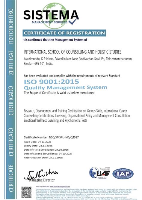 ISCHS - The most preferred training institute in APAC region for ...