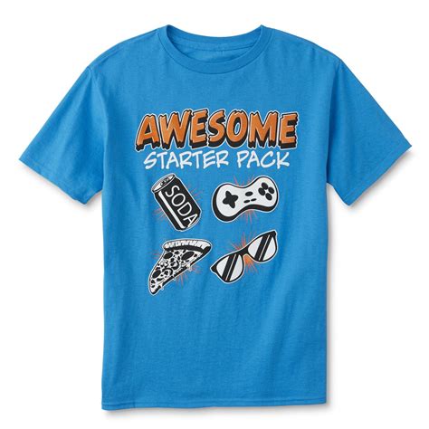 Boy's Graphic T-Shirt - Awesome