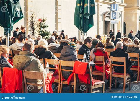 Munich, Germany, December 29, 2016: Popular among the Local Population ...