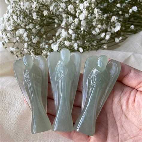 GREEN AVENTURINE CRYSTAL ANGEL – Regalia