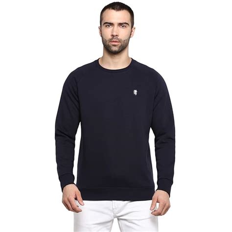 Buy Red Tape Men's Cotton Blend Round Neck Sweatshirt (RWS0034_Navy_M ...