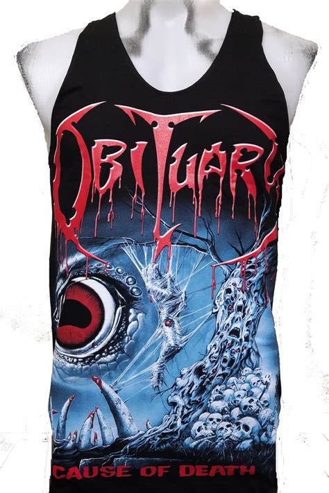 Obituary tank top Cause of Death size M