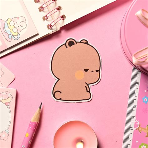 Silent Judging Bear 😶 – StickerNStreets