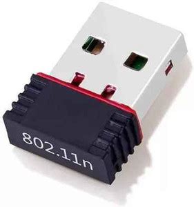 BUNAS Mini 1 GBPS Wireless Driver Free USB Adapter, 2.4 GHz 802.11n ...