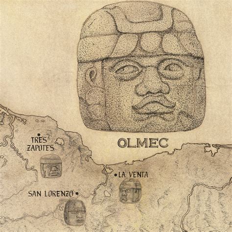 Olmec Territory Map Cities And Towns Of The Olmec | SpringerLink
