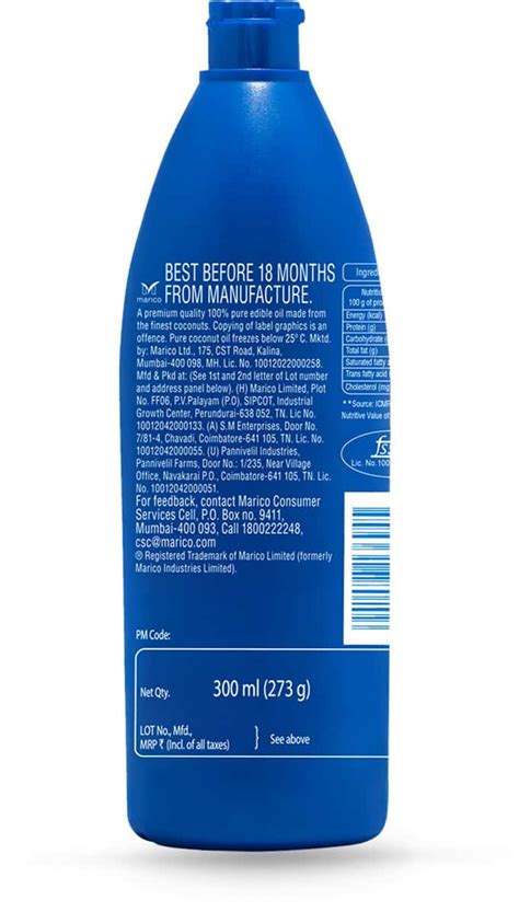 Buy PARACHUTE 100% PURE COCONUT OIL 300 ML BOTTLE Online & Get Upto 60% ...