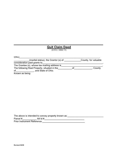 41 Free Quitclaim Deed Forms & Templates ᐅ TemplateLab - Worksheets Library