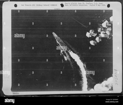 Taken At Battle Of Midway, 4 June 1942, By 431St Bomb Sq., Lt. Colonel ...