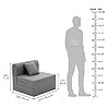 Wakefit Polyester Sofa Cum Bed | 5 Year Warranty | 1 Seater, Sofa Bed 6 ...
