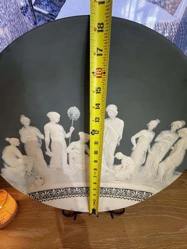 German Wall Plate by Jean Baptist Stahl for Mettlach Villeroy and Boch ...