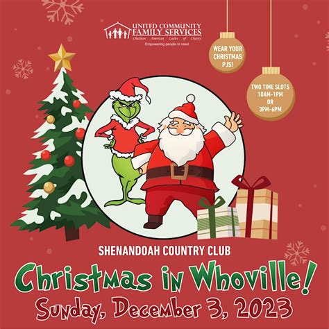 Christmas in Whoville (10:00AM-1:00PM), Shenandoah Country Club, West ...