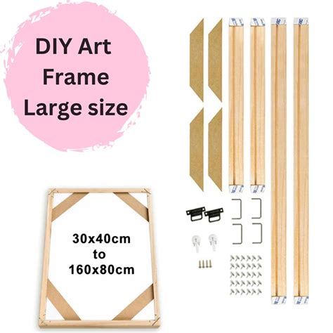 LARGE DIY Wooden Canvas Frames, Stretcher Bars, Custom Frame, Oil ...