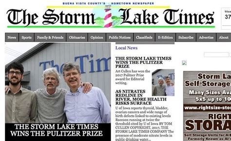 Small Family Run Newspaper Winning The Pulitzer Prize