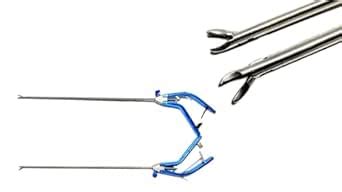ADDLER LAPAROSCOPIC STORZ TYPE NEEDLE HOLDER CURVED JAW LEFT & RIGHT TC ...